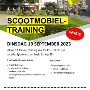 Scootmobieltraining Leek